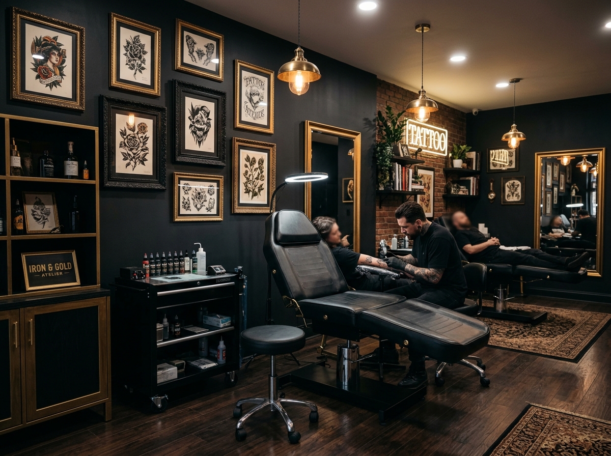 Ink Heaven Tattoo Studio Interior Bathinda